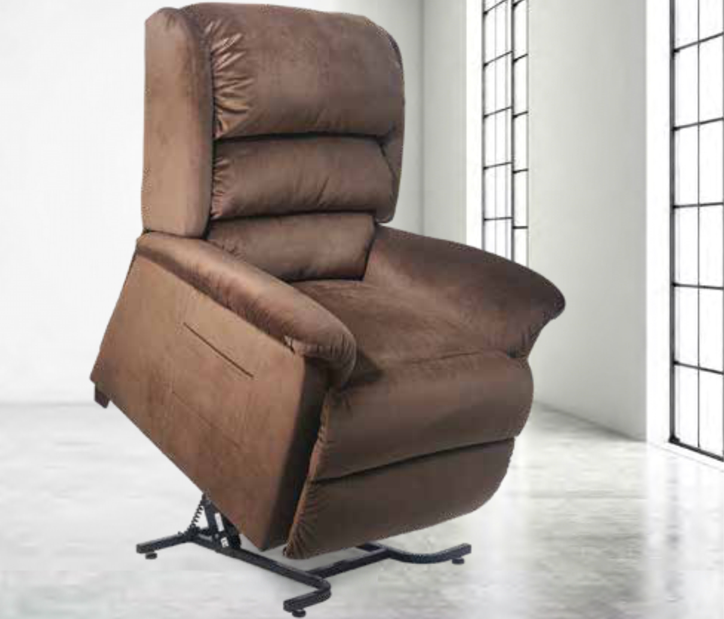 Now is a great time to rent a Golden PR766 Relaxer lift chair recliner from Electropedic